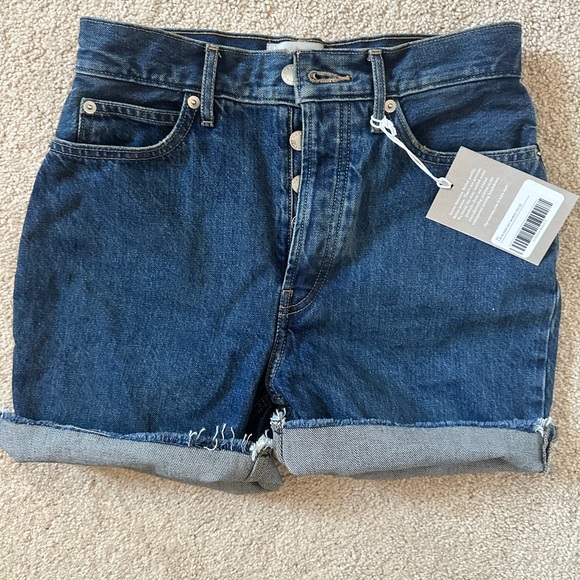Everlane Way High Jean Short sz 25 NWT - Picture 6 of 6